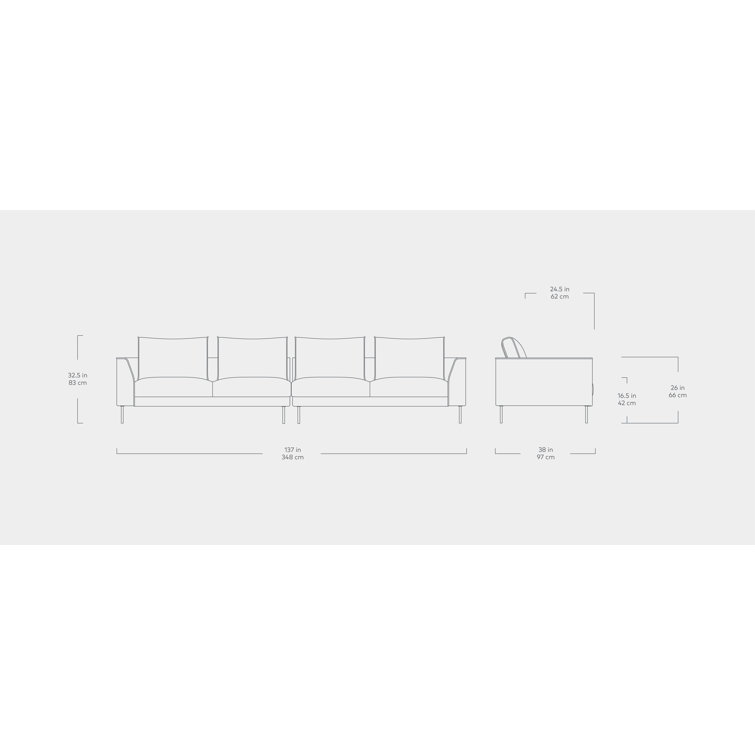 Gus Modern Renfrew XL Sofa Perigold